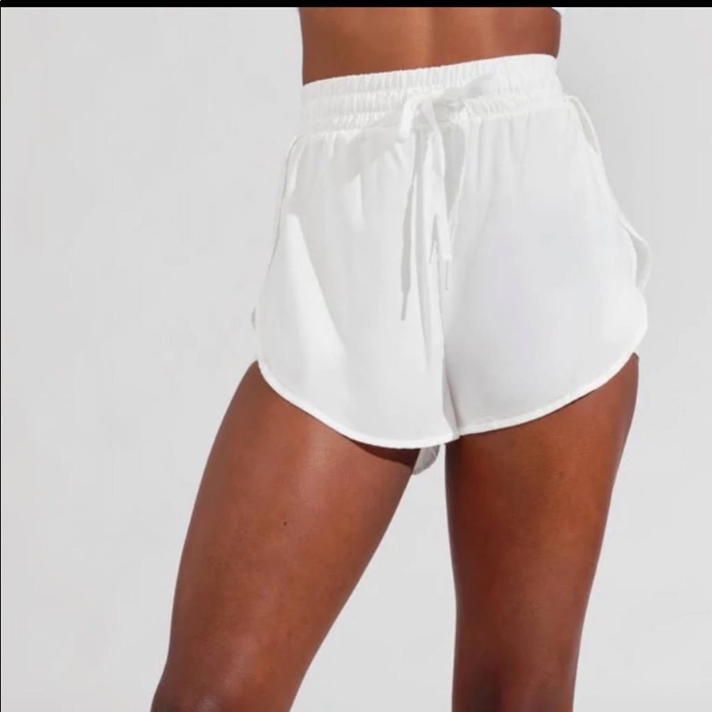 white xs buffbunny lifesavor shorts